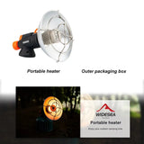 Portable Camping Heater – Stainless Steel Outdoor Gas Heater with Ignition for Winter Survival