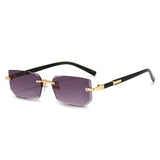 Gafas de sol ovaladas rectangulares vintage: gafas clásicas con montura de metal para hombres y mujeres
