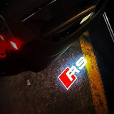 Audi Logo LED Door Projector Lights – Laser Welcome Lights for S/RS/Q Series (Pair)