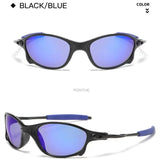Gafas de sol polarizadas para hombre MTB, gafas de ciclismo UV400, gafas de pesca, gafas de metal para bicicleta, gafas de ciclismo, gafas de montar D4-3