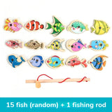 Montessori Magnetic Wooden Fishing Toy – Educational Marine Life Game for Kids