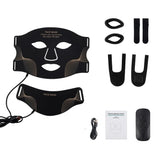 7-Color LED Silicone Mask for Skin Tightening, Anti-Acne & Rejuvenation – Wireless Face & Neck Treatment