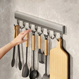 Gancho multifuncional de aleación de aluminio: resistente, duradero y versátil para uso en el hogar, la cocina y la oficina