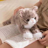 Realistic Cat Plush Toy - Ultra-Soft Stuffed Kitten in 5 Colors (40/50cm)