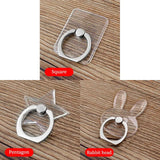 Universal Transparent Finger Ring Phone Holder – Magnetic Stand for Smartphones