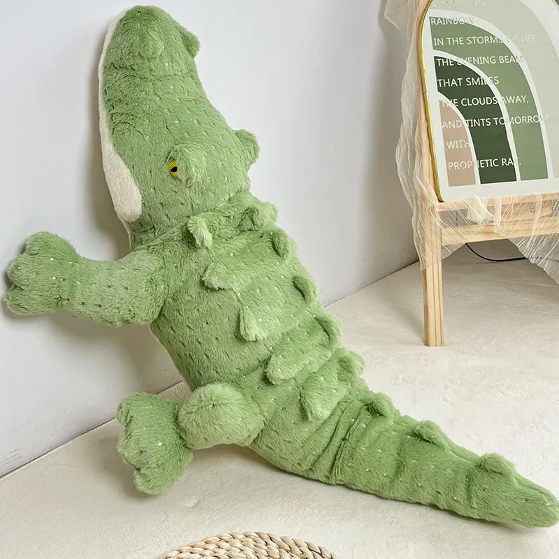 Soft Plush Alligator Cushion Pillow – Multiple Sizes