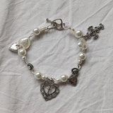 Lana Del Rey-Inspired Charm Bracelet – Vintage Aesthetic Jewelry for Women