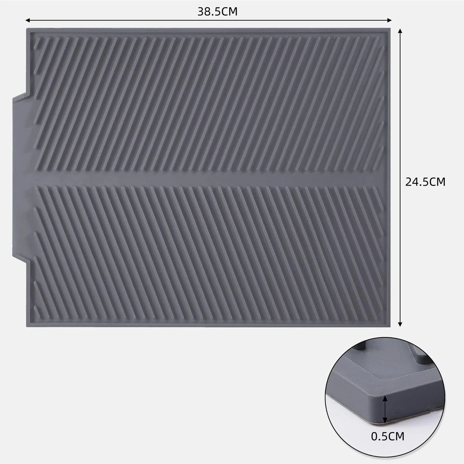 Alfombrillas cuadradas de silicona 100 % aptas para uso alimentario: antiadherentes, reutilizables y resistentes al calor para hornear, cocinar y preparar alimentos