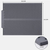 Alfombrillas cuadradas de silicona 100 % aptas para uso alimentario: antiadherentes, reutilizables y resistentes al calor para hornear, cocinar y preparar alimentos