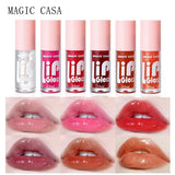 Aceite hidratante para labios en gelatina: cuidado labial duradero, hidratante y brillante