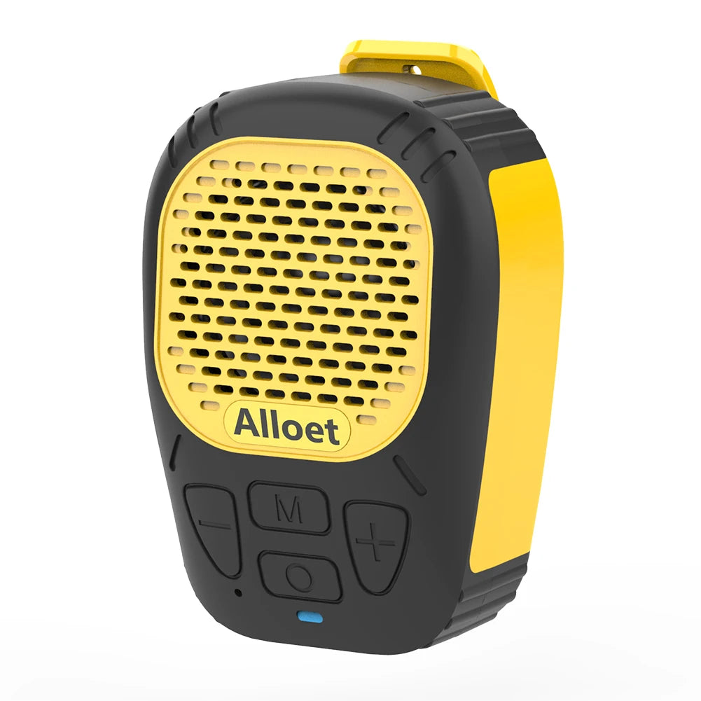 Magnetic Clip-On Bluetooth Speaker – IP56 Waterproof, 30-Hour Playtime, Hands-Free Calls