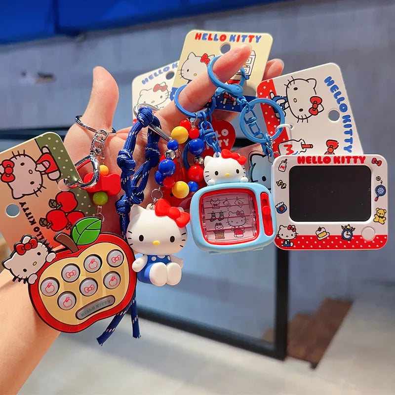 Hello Kitty Metal Keychain – Cute Bag Charm & Cosplay Accessory for Teens and Fans
