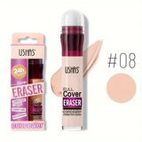 Long-Lasting Liquid Concealer with Sponge Applicator for Dark Circles & Blemishes