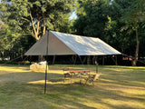 Lona impermeable para acampar: toldo ultraligero para exteriores y carpa para playa, jardín y senderismo 