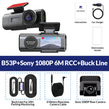 4K Dual Dash Cam with Night Vision – Front & Rear Recording, WiFi, GPS, 24H Parking Mode