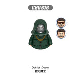 Marvel Superhero Micro Building Blocks - Doctor Doom & X-Men Action Figure Set