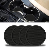 🚗 4 posavasos universales para coche: antideslizantes y elegantes ✨