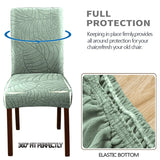 Waterproof PU Leather Chair Covers - Spill-Proof Dining Chair Protectors