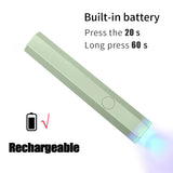 Mini Rechargeable UV LED Nail Lamp – Portable Gel Nail Dryer with USB Charging & Timer
