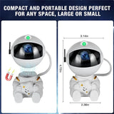 Galaxy Star Astronaut Projector LED Night Light with Starry Sky Effect for Bedroom Decoration and Kids' Gifts