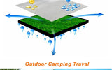 Waterproof Foldable Camping Mat with Built-In Pump & Insulated Foam Layer