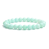 Natural Stone Beaded Bracelet with Elastic Rope for Men & Women