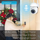 1080P Wireless Security Camera with 360° Intercom & Night Vision