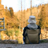Portable Outdoor Backrest Cushion – Comfortable Breathable Chair Support with Storage Bag