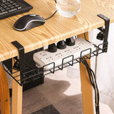 Under Desk Cable Organizer – Heavy-Duty Wire Management Rack for Clutter-Free Workspace
