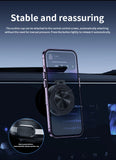 360° Rotatable Magnetic Car Phone Holder with Intelligent Vacuum Suction