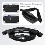 Unisex Waterproof Oxford Sling Bag – Anti-Theft Travel Crossbody Tote