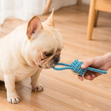 Cotton Rope Dog Chew Toy – Natural Dental Ball for Puppies & Small Dogs