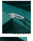 Sterling Silver Hearts Clear CZ Simulated Diamond Wedding Band Ring for Women – Classic Engagement Jewelry