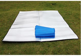 Waterproof Foldable Camping Mat with Built-In Pump & Insulated Foam Layer