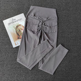 High-Waist Seamless Yoga Leggings with Pockets – Booty-Lifting Compression Workout Pants for Women