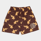 Men’s Floral Mesh Gym Shorts – Lightweight Summer Athletic Shorts for Sports, Beach & Casual Wear
