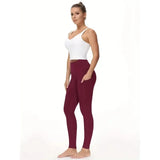 Women's High-Waist Seamless Yoga Leggings with Pocket for Fitness