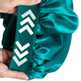 Adjustable Satin Silk Bonnet with Tie Band – Sleep Cap for Women & Men