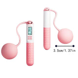 Smart Ropeless Jump Rope with Counter and Weighted Handles