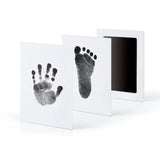 Newborn Baby Hand and Footprint Keepsake Kit – Inkless Print Pad with Imprint Cards