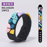 DIY DOTS Silicone Bracelet Building Block Set – Creative Cartoon Wristband Toy for Kids