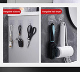 Gancho de pared con ventosa: organizador de PVC resistente, sin costuras y sin perforaciones para una fácil instalación 