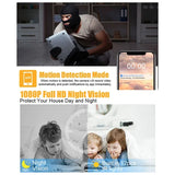 1080P HD Mini Wireless Security Camera with Motion Detection & Night Vision