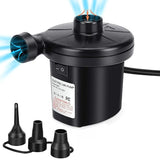 Portable Electric Air Pump for Inflatables – Quick-Fill Inflator & Deflator with 3 Nozzles