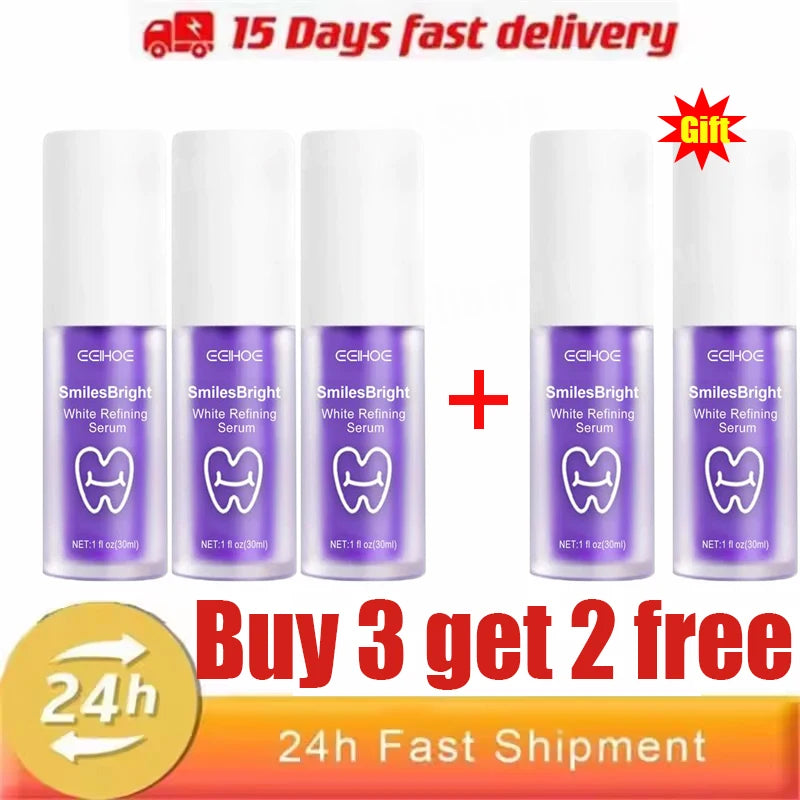 Korean Teeth Whitening Gel - Stain Removing Toothpaste for Fresh Breath & Brighter Smile