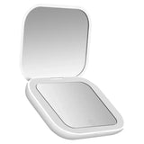 Portable LED Makeup Mirror with 2X Magnification – Compact Travel Vanity Mirror
