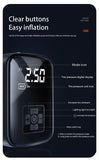 Portable Wireless Car Air Pump with Digital Display & Multi-Mode Inflation