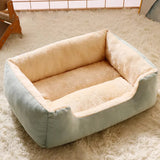 Cama de felpa para gatos: acogedora cesta con cojines para gatitos y mascotas pequeñas