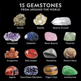 Mega Gemstone Dig Kit – Educational Science Toy for Kids with Real Crystal Treasures