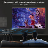 Portable Mini LED Projector - 1080P Support with 100" Display & Smartphone Sync